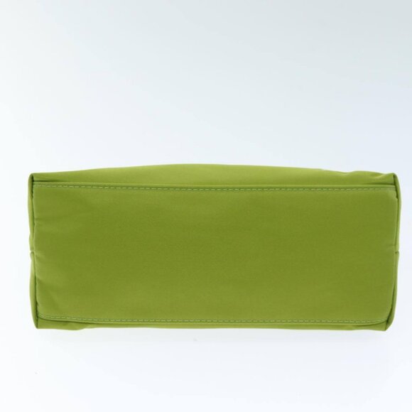 BURBERRY Nova Check Accessory Pouch Nylon Beige Green Auth hk1323 - Picture 5 of 15